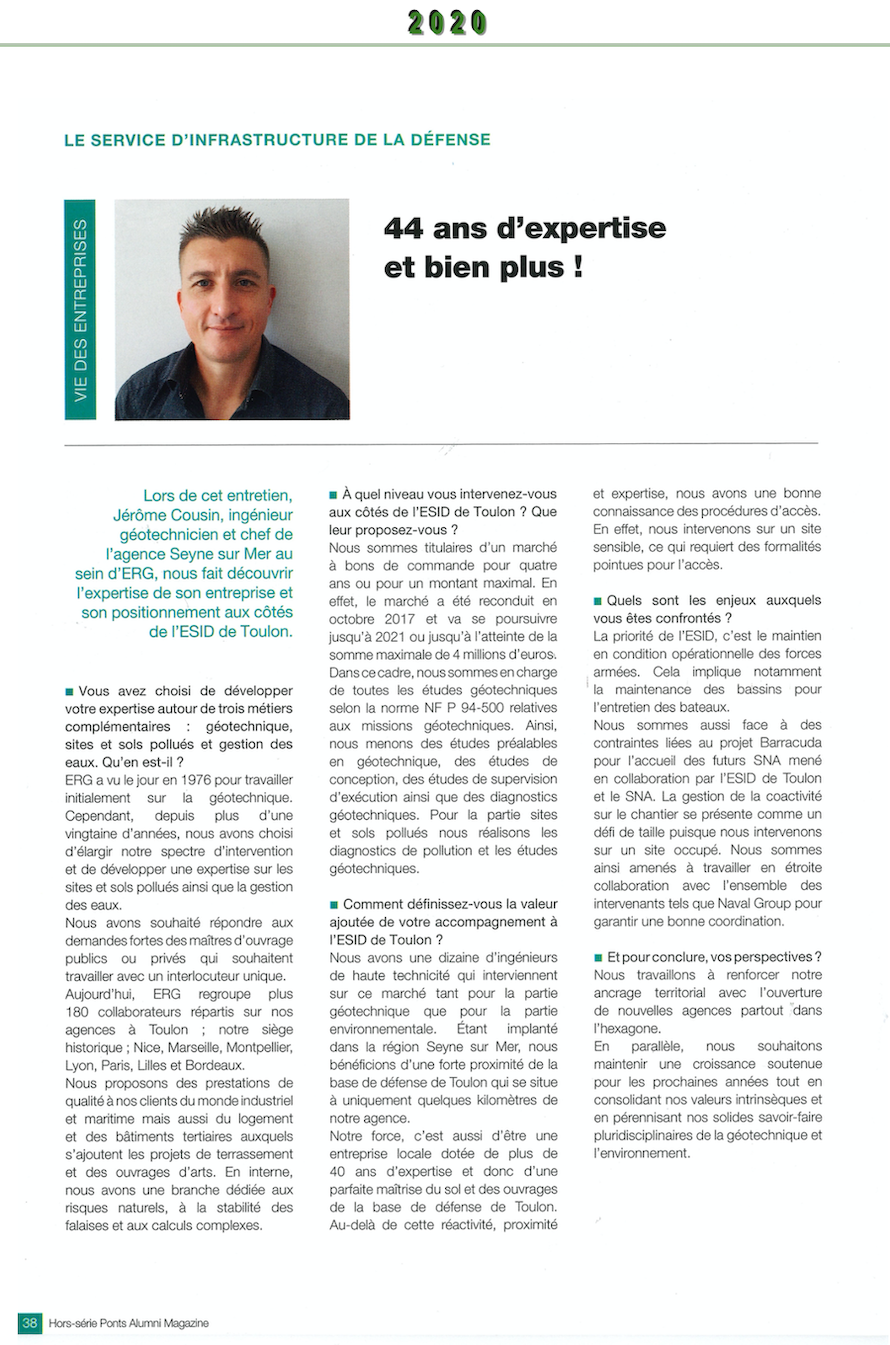 Entretien Ponts Alumni Magazine